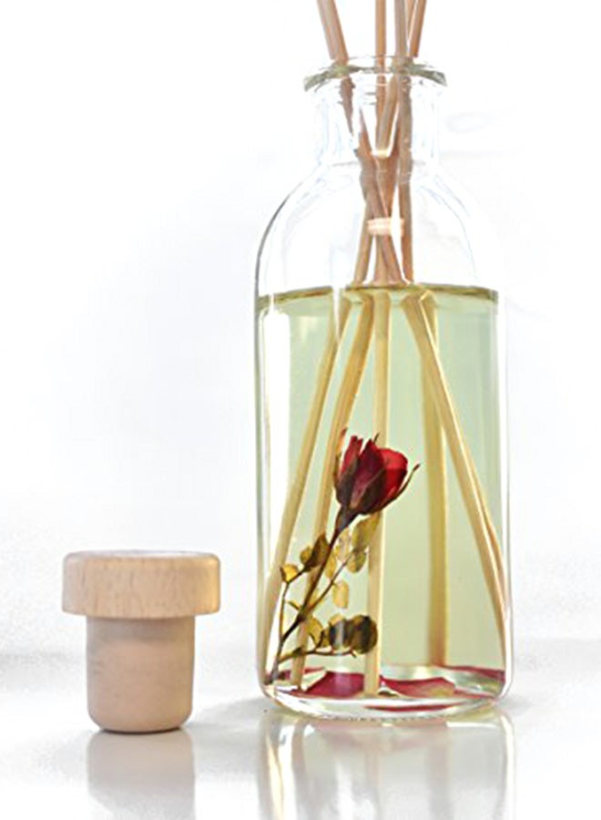 Red Roses Reed Diffuser Gift Set Floral Air Freshener bathrooms, Kitchen & Bedroom Multicolour 5.25X2X2 inch