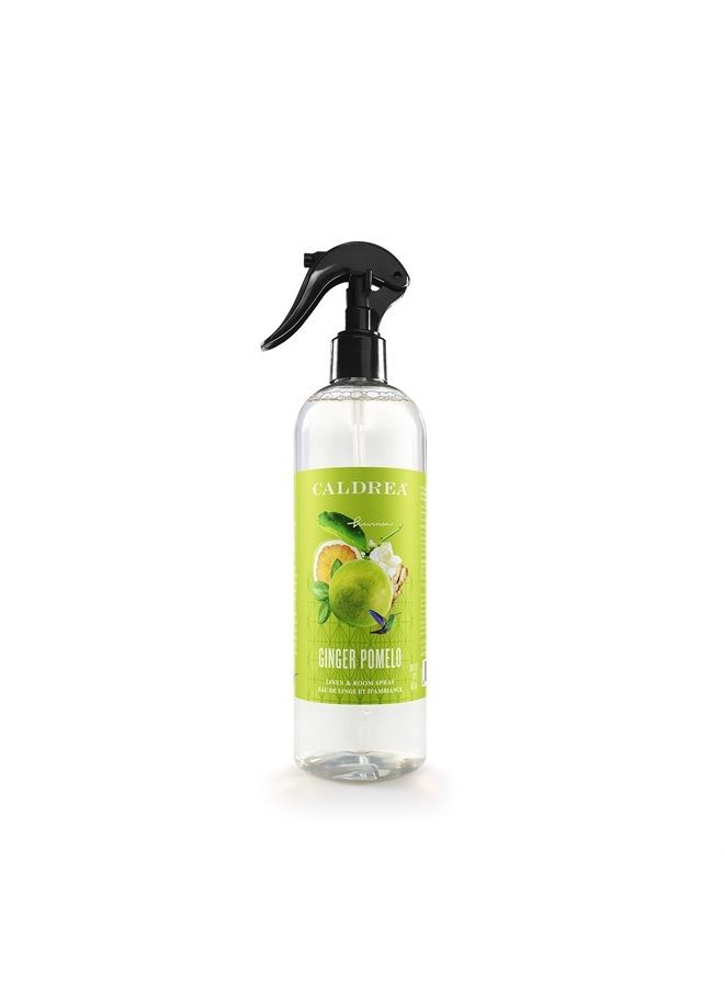 Linen and Room Spray Air Freshener, Made with Essential Oils, Plant-Derived and Other Thoughtfully Chosen Ingredients, Ginger Pomelo Scent, 16 oz (Packaging May Vary), 666567