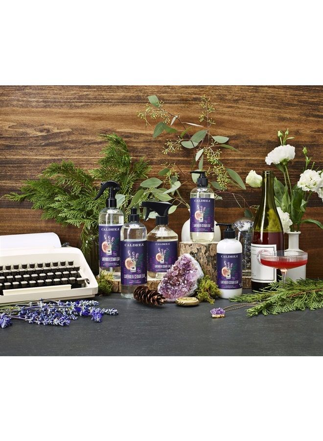 Linen And Room Spray Air Freshener, Made With Essential Oils, Plant-Derived And Other Thoughtfully Chosen Ingredients, Lavender Cedar Leaf Scent, 16 Oz