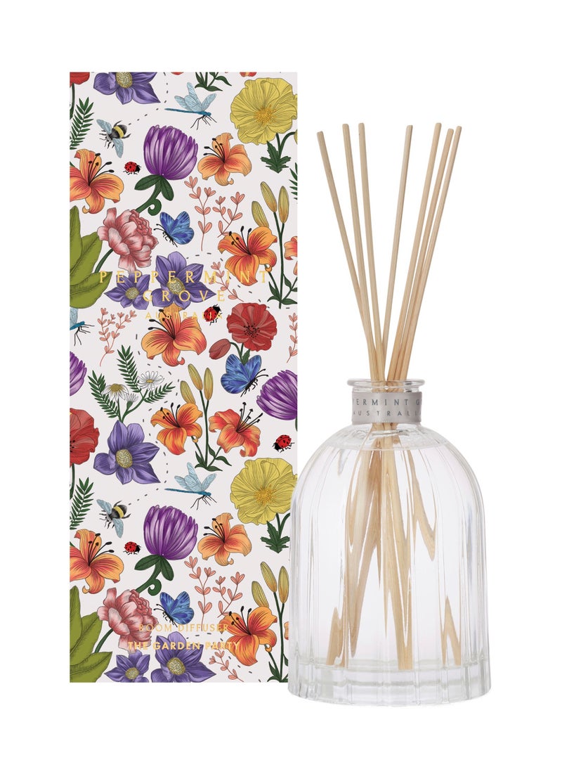 The Garden Party Reed Diffuser Diffuser 350ml Premium Home Fragrance