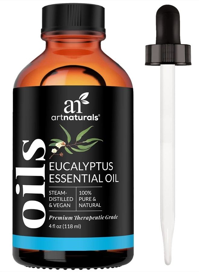 ArtNaturals 100% Pure Eucalyptus Essential Oil - (4.0 Fl Oz / 118ml) - Therapeutic Grade Natural Oils
