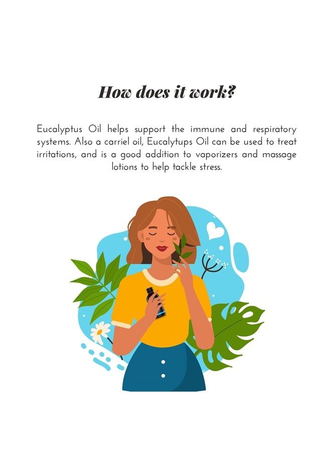 ArtNaturals 100% Pure Eucalyptus Essential Oil - (4.0 Fl Oz / 118ml) - Therapeutic Grade Natural Oils