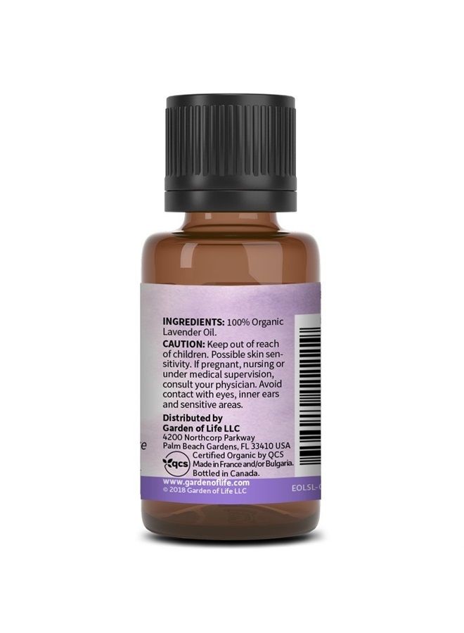Essential Oil, Lavender 0.5 fl oz (15 mL), 100% USDA Organic & Pure, Clean, Undiluted & Non-GMO - for Diffuser, Aromatherapy, Meditation, Skincare, Sleep - Calming, Relaxing, Soothing