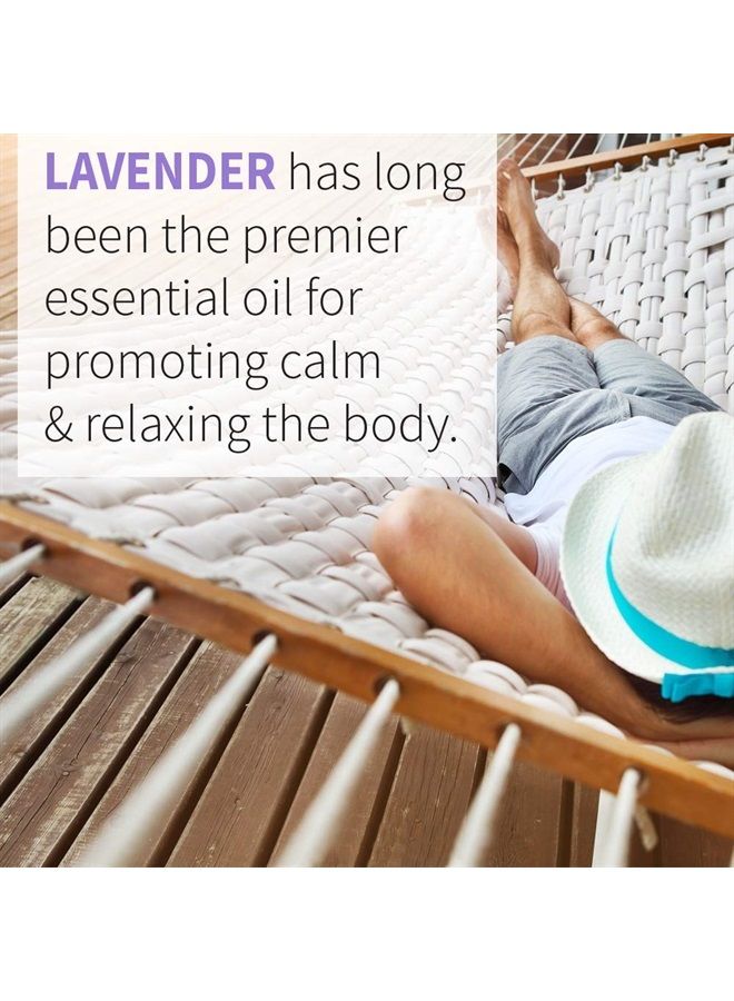 Essential Oil, Lavender 0.5 fl oz (15 mL), 100% USDA Organic & Pure, Clean, Undiluted & Non-GMO - for Diffuser, Aromatherapy, Meditation, Skincare, Sleep - Calming, Relaxing, Soothing