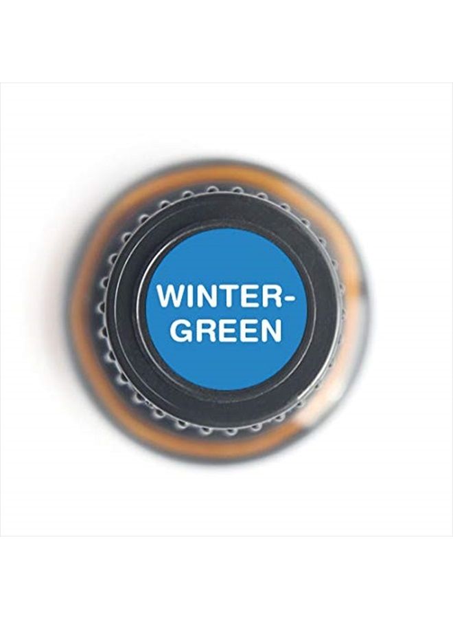 Wintergreen Essential Oil, 100% Pure and Natural Essential Oil for Sinus and Muscle Pain Relief, Aromatherapy and Topical Oils, 15 Milliliters