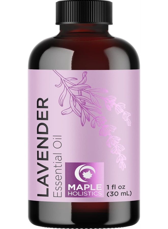Pure Lavender Oil Essential Oil - Premium Lavender Essential Oil for Hair Skin and Nails - Lavender Aromatherapy Oil for Diffusers Humidifiers and Linens plus Natural Bath Oil for Home Spa Self Care
