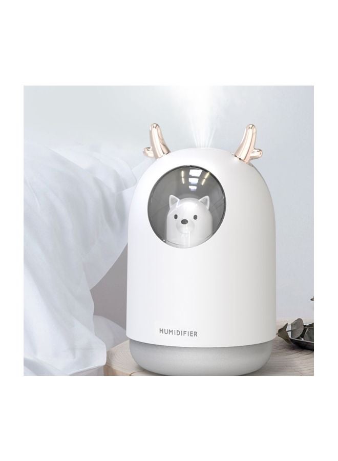 Cute Pet Ultrasonic Aroma Air Diffuser With USB Port 2 W White/Grey/Silver