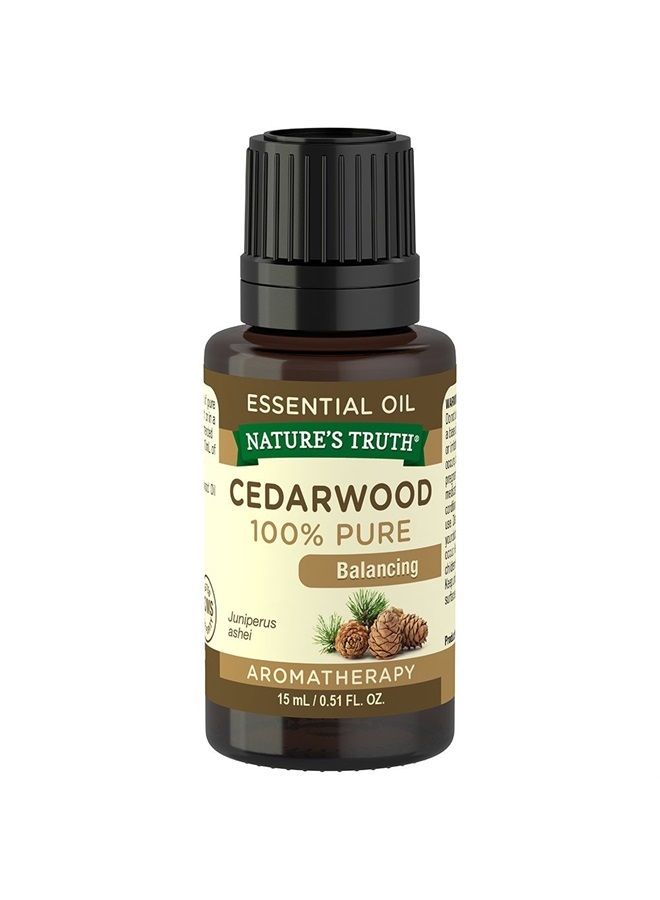 Vitamins Essential Oil, Cedarwood, 0.51 Fl Oz
