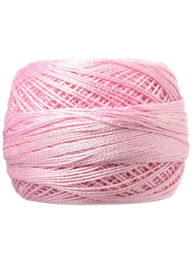 116 12-3689 Pearl Cotton Thread Balls, Light Mauve, Size 12