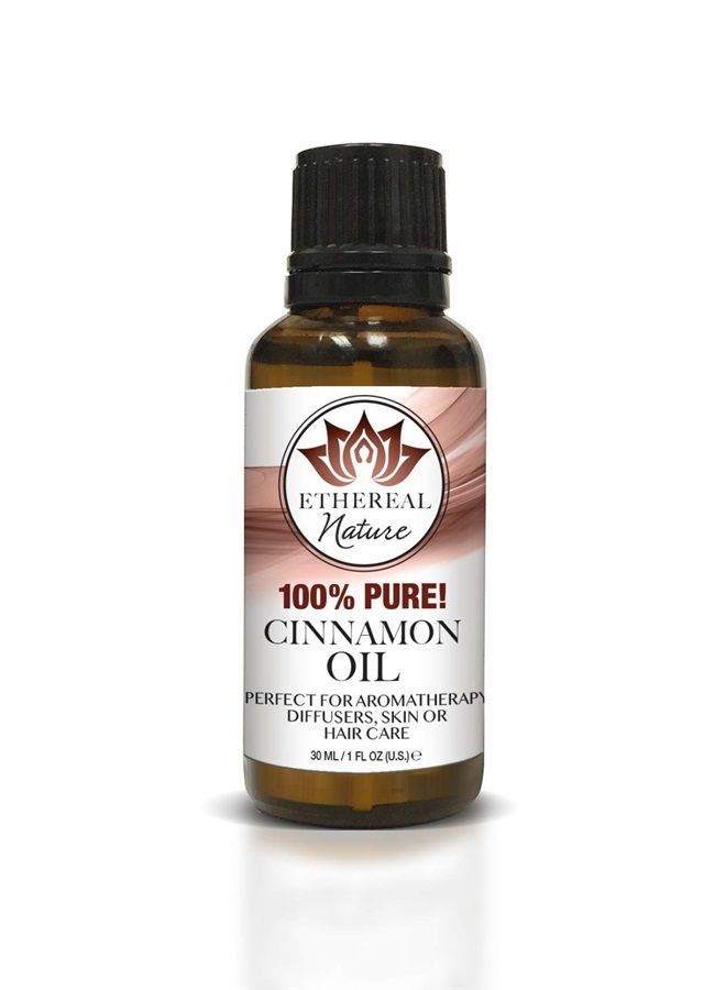 100% Pure Oil, Cinnamon, 1.01 Fluid Ounce