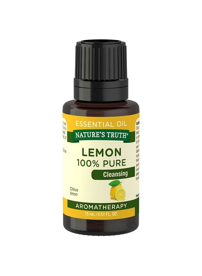 Vitamins Essential Oil, Lemon, 0.51 Fluid Ounce