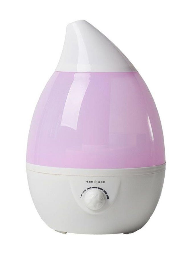 Ultrasonic Cool Mist Droplet Humidifier 3L Purple/White 3 liter