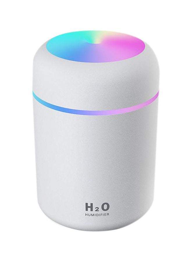 USB Air Humidifier With LED Light White