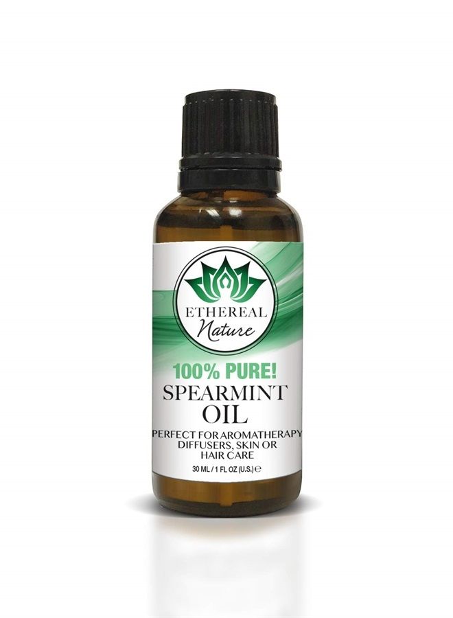 100% Pure Oil, Spearmint, 1.01 Fluid Ounce