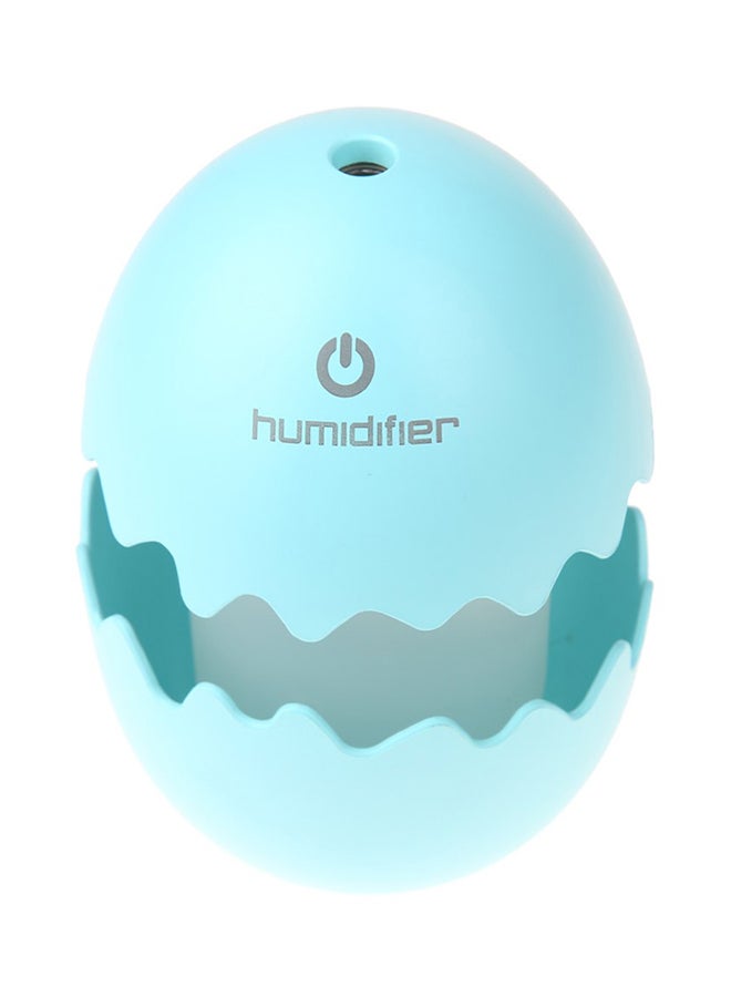 Portable Mini Egg Shaped USB Humidifier With 7 Colour LED Lights Blue