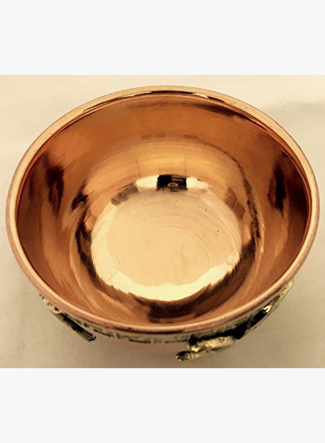 bo New Age Imports, Triple Moon Pentacle Copper 3 Multicolour 5X7X8 inch