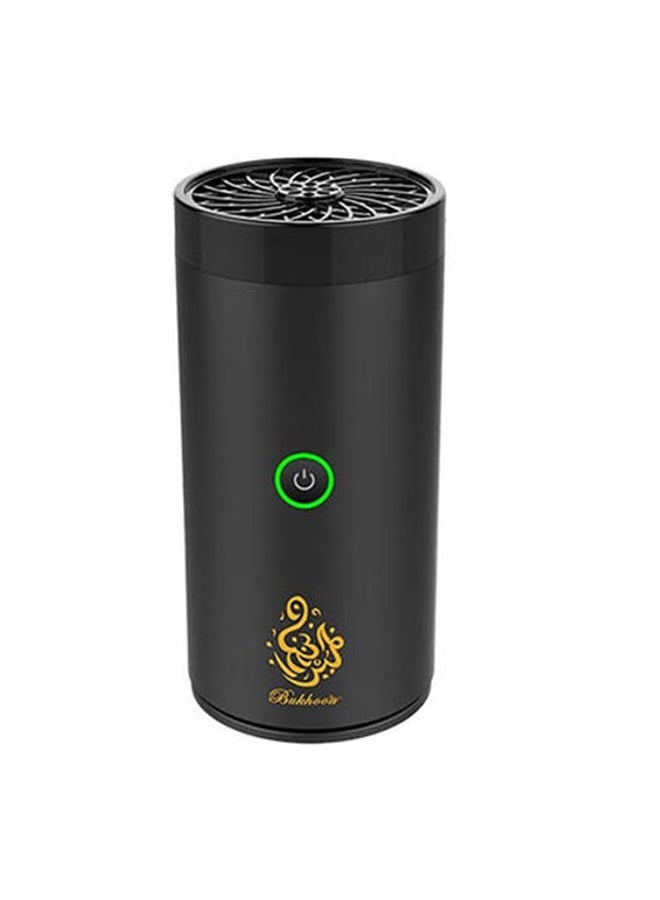 USB Type-C Power Rechargeable Incense Burner Black 14x7x7cm