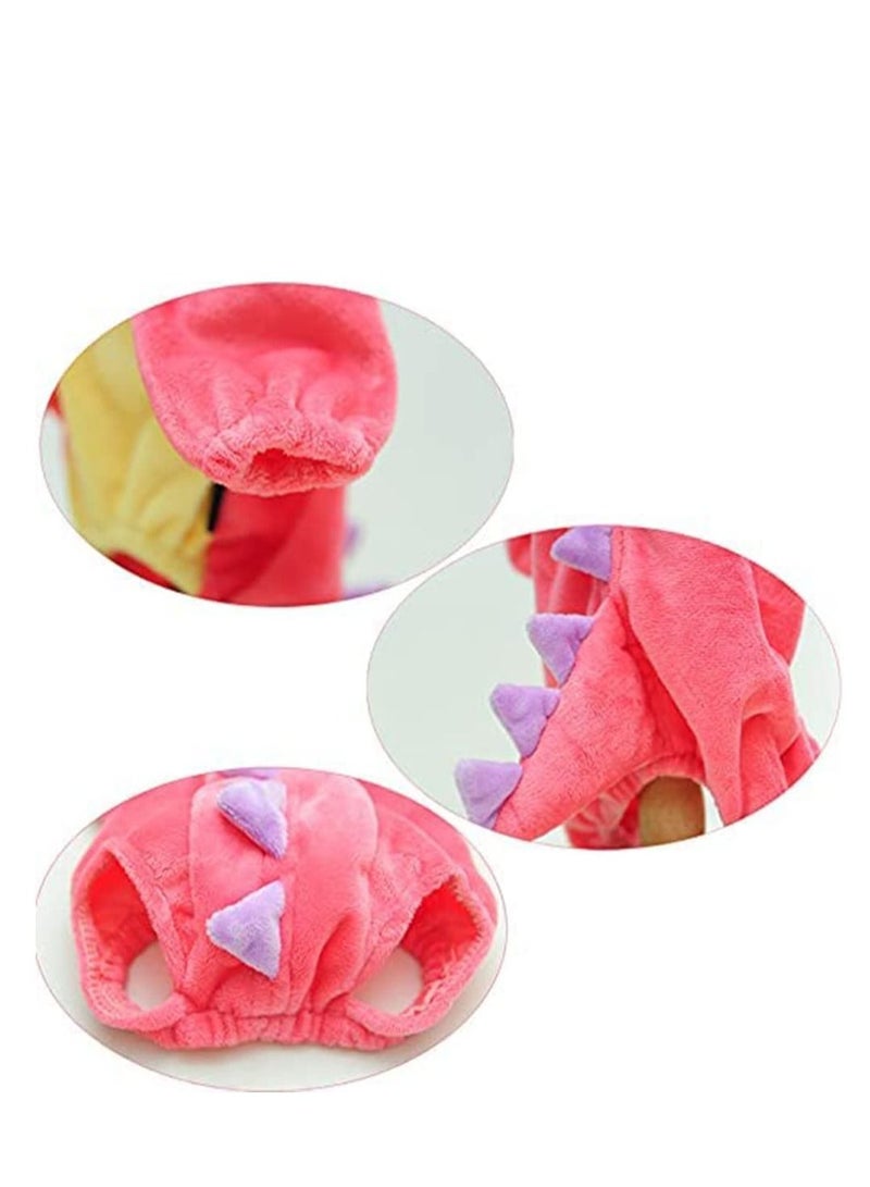 Dog Cat Dinosaur Costumes Pet Costume Pet Halloween Cosplay Dress Funny Dinosaur Costume Pet Dinosaur Hoodie for Small Dogs