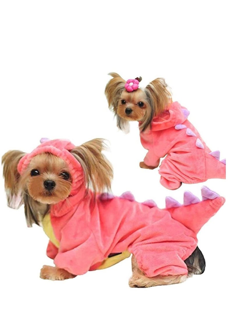 Dog Cat Dinosaur Costumes Pet Costume Pet Halloween Cosplay Dress Funny Dinosaur Costume Pet Dinosaur Hoodie for Small Dogs