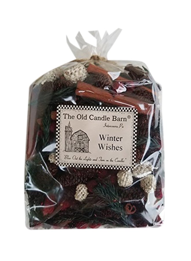 Winter Wishes Potpourri Large Bag Multicolour 3.7X7.8X5 inch