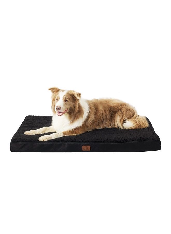Extra Large Dog Bed - XL Orthopedic Waterproof Dog Beds with Removable Washable Cover for Extra Large Dogs, Egg Crate Foam Pet Bed Mat, Suitable for Dogs Up to 100 lbs