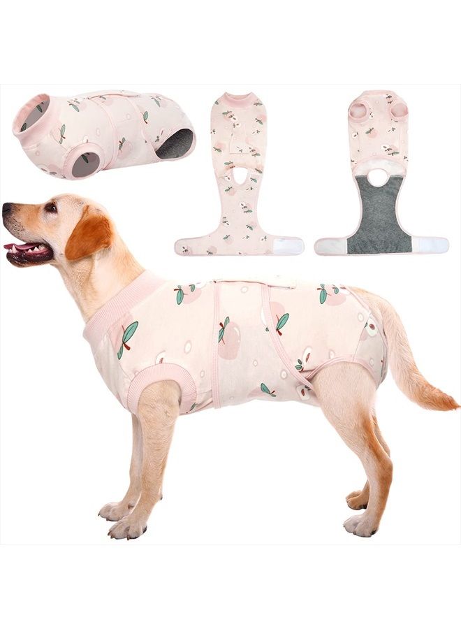 Recovery Suit for Dogs Cats After Surgery, Professional Pet Recovery Shirt Dog Abdominal Wounds Bandages, Substitute E-Collar & Cone,Prevent Licking Dog Onesies Pet Surgery Recovery Suit