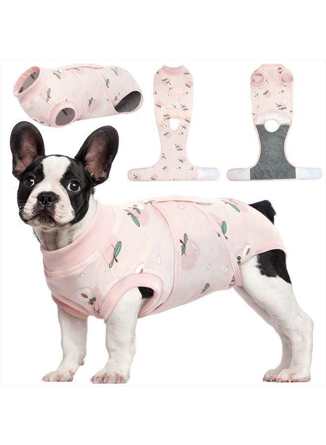 Recovery Suit for Dogs Cats After Surgery, Professional Pet Recovery Shirt Dog Abdominal Wounds Bandages, Substitute E-Collar & Cone,Prevent Licking Dog Onesies Pet Surgery Recovery Suit