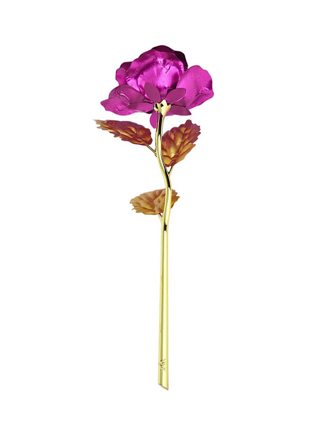 Forever Rose Gift For Lover Wedding Purple/Gold 255x90x55mm