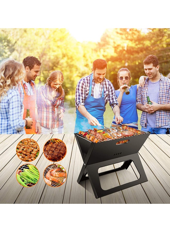 Charcoal Barbecue Grill Black 45x35x30cm