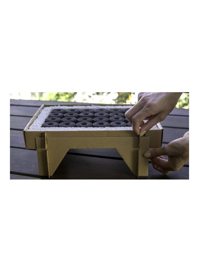 Portable Instant Biodegradable Barbecue Grill Beige