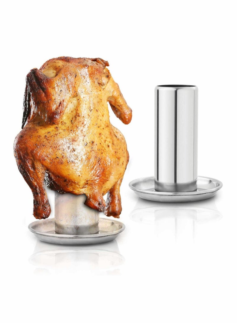 Can Chicken Holder for Grill Oven, Chicken Throne Whole Chicken Roaster With Canister