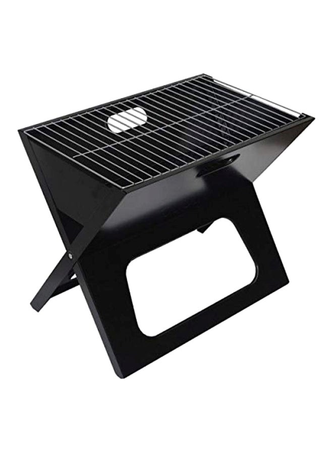 Portable Charcoal Grill Black/Silver