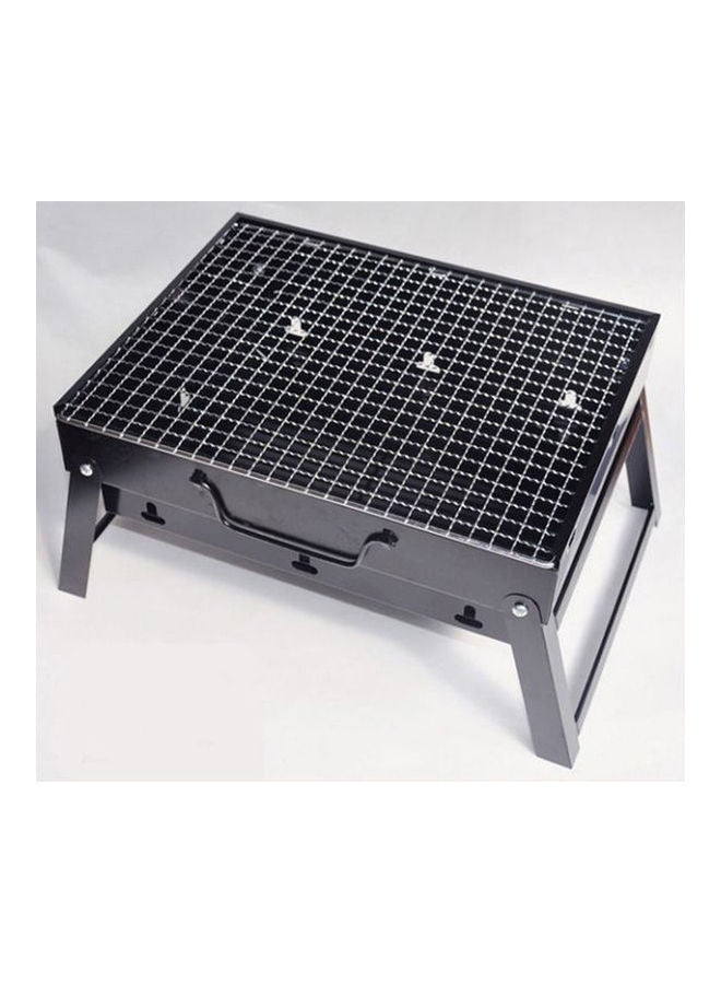 Foldable  Portable Grill For Trips And Camping Silver 35X27X20cm