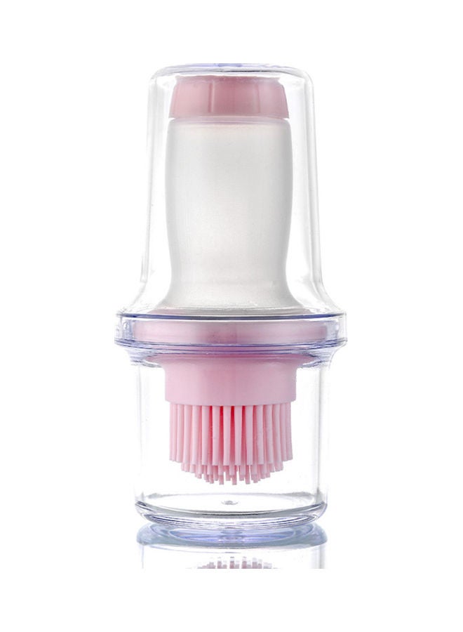 Oil Brusher With Bottle Pink/Clear
