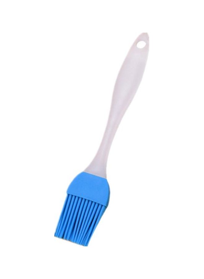 2-Piece Silicone Grilling Brush Blue/Clear