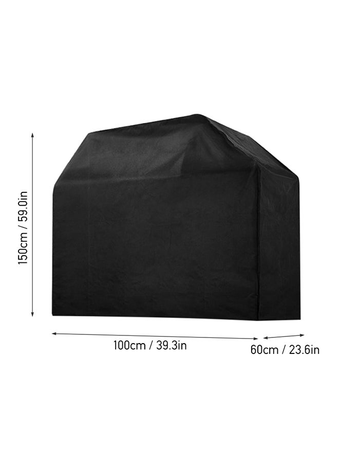 Weather-resistant Outdoor Barbecues Grill Cover Black 57 x 24 x 46inch