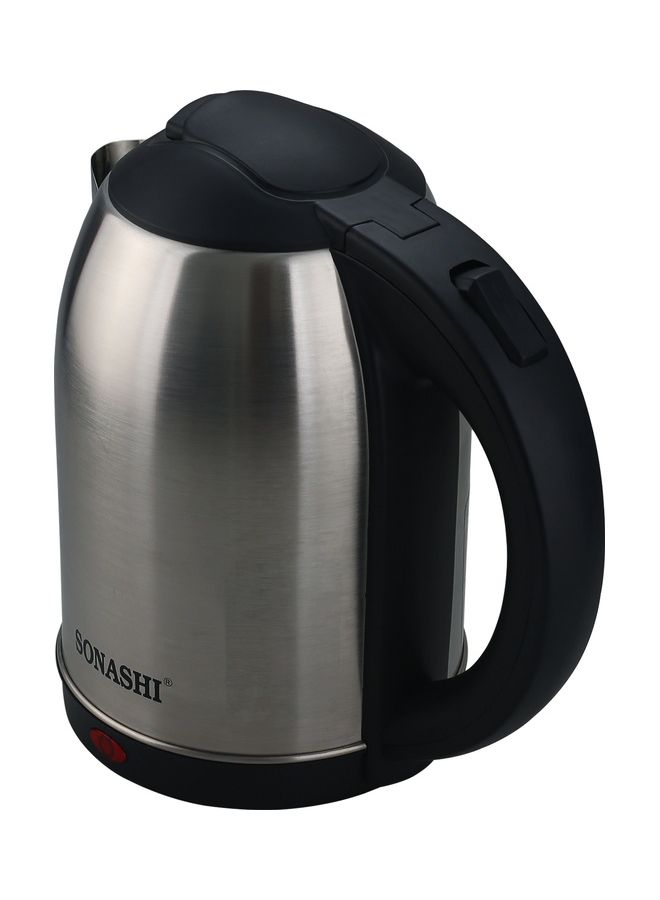 Stainless Steel Electric Cordless Kettle 1.8L - 360° Swivel Base with Light Indicator and Boil-Dry Protection | Kettles for Office/Home | Auto-Off and Kid-Safe Product 1.8 L 1500 W SKT-1813 Silver