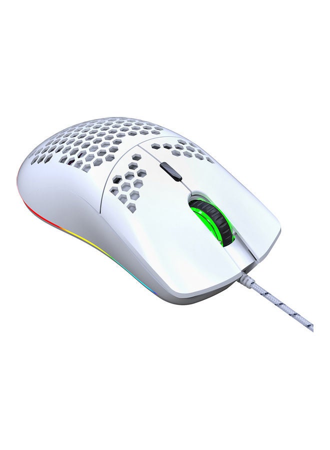 J900 USB Wired Gaming Mouse White