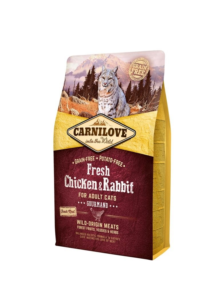 Carnilove Fresh Chicken & Rabbit for cat dry food (2kg)