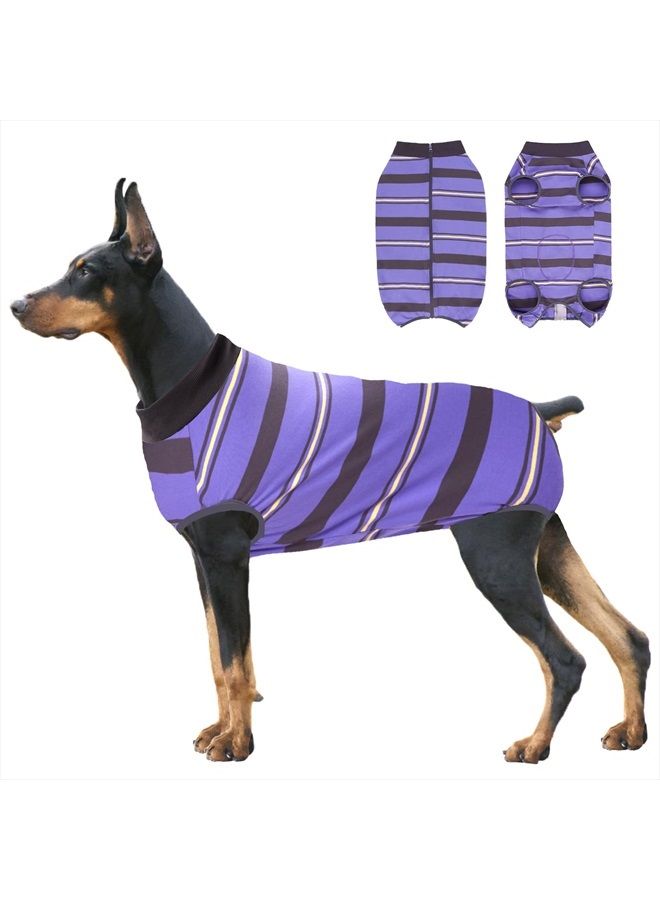 Dog Recovery Suit, After Surgery Dog Recovery Onesie, Anti-Licking Dog Abdominal Wounds Neuter Spay Suit for Female Male Dogs, Pet Bodysuit E-Collar Alternative for Medium Large Dogs XL