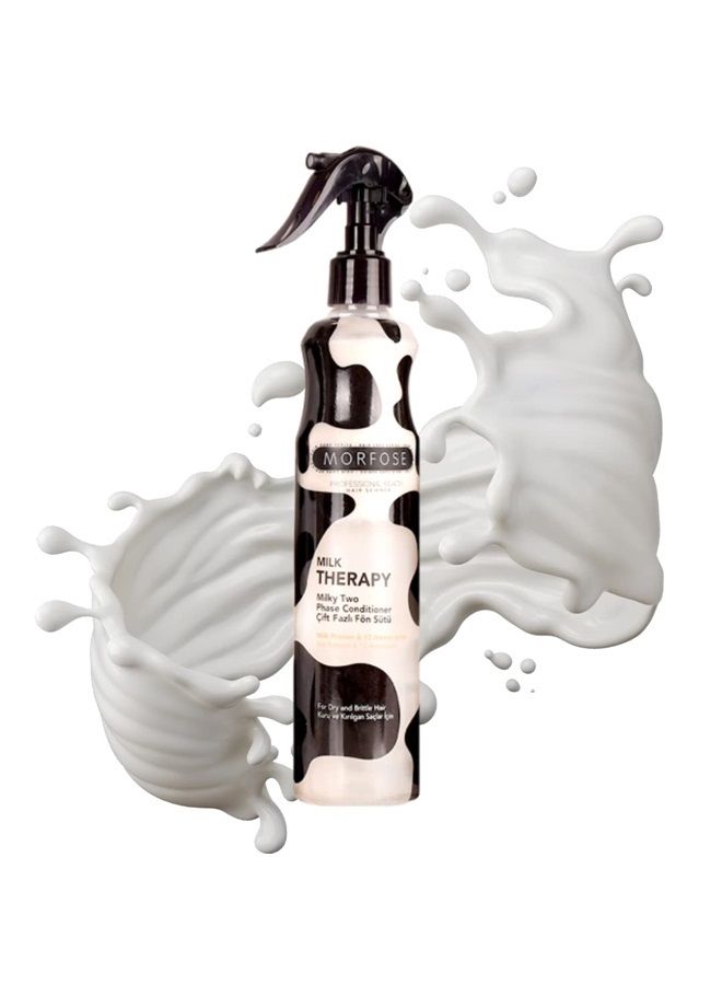 Milk Therapy Spray, Hair Detangler Spray for Women, Leave in Conditioner for Dry Damaged Hair, Heat Protectant for Hair Heat Protectant Spray, Leave in Conditioner for Curly Hair, Heat Protect