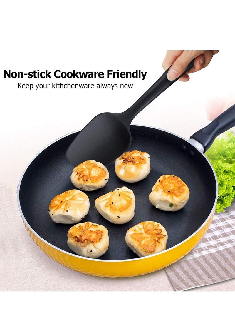 Silicone Spatula Set 6 Piece Rubber Spatula Set Heat-Resistant Spatula Kitchen Utensils Set for Cooking Baking and Mixing