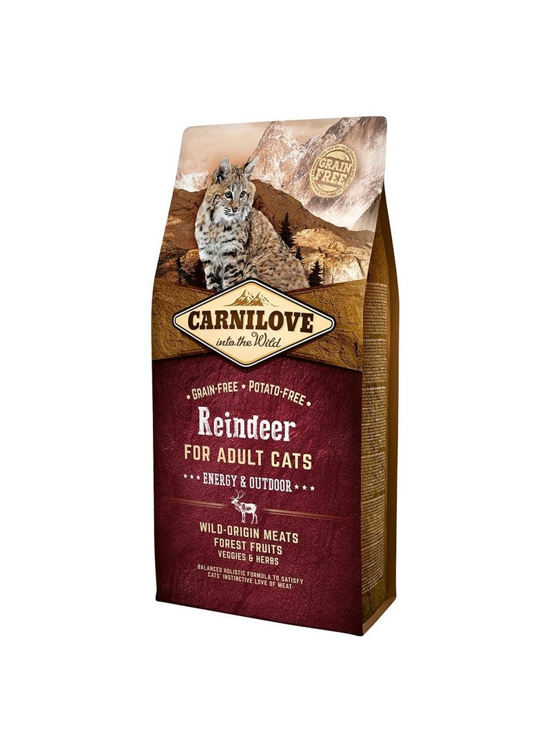 Carnilove Reindeer For Adult Cats (6kg)