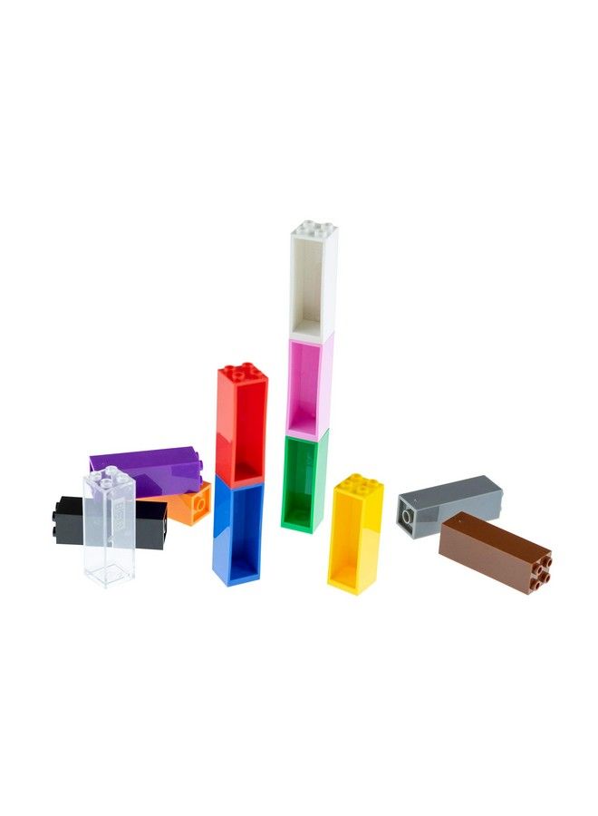 Classic Bricks Stackers Building Creative Play Set 100% Compatible With All Major Brick Brands 12 Colors 120 Pieces 2X2 Inches