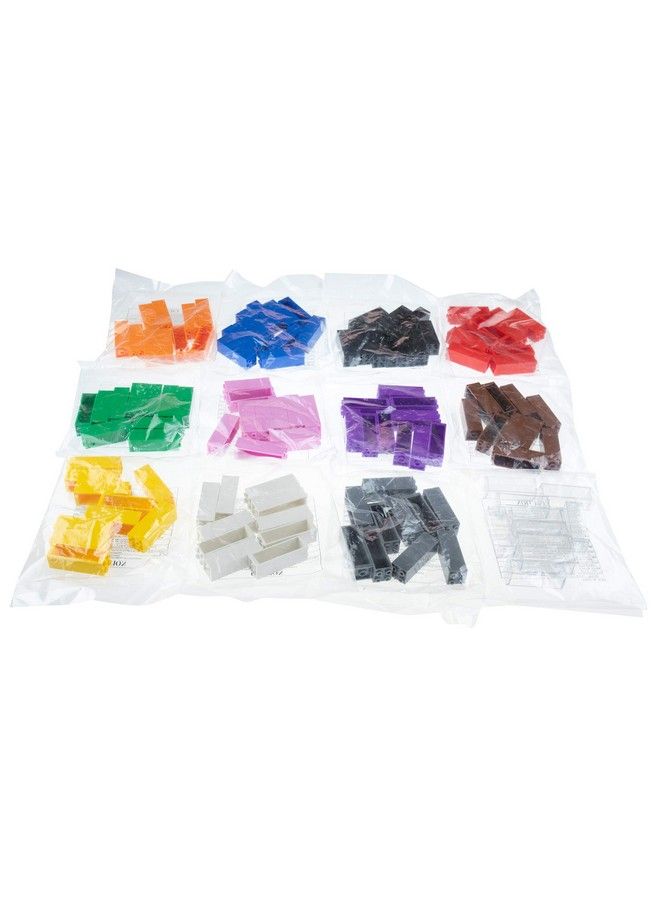 Classic Bricks Stackers Building Creative Play Set 100% Compatible With All Major Brick Brands 12 Colors 120 Pieces 2X2 Inches