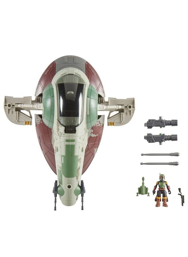 Mission Fleet Starship Skirmish 2.5 Inch Boba Fett Action Figure And Starship Vehicle Toys For 4 Year Old Boys And Girls And Up