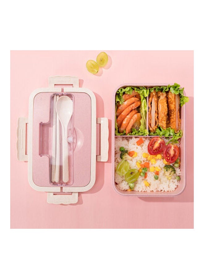 Wheat Straw Microwave Lunch Box Pink