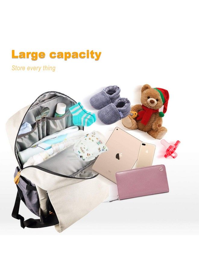 Diaper Bag Backpack For Mom Large Capacity Baby Diaper Bags For Boys & Girls Baby Registry Search(1004Wg)
