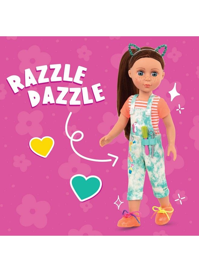 14Inch Doll Style Bundle 3 Fashion Outfits Rainbow Jacket Catears Sweater Dress Clothes & Accessories Gg Fashion Pack 3 Years +
