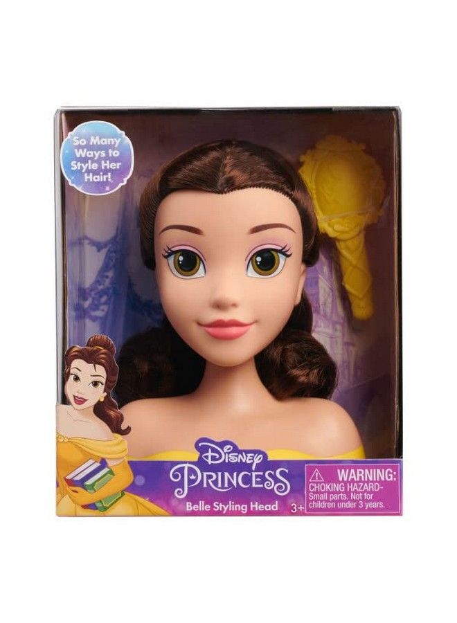 2Pc Beauty And The Beast Girls Mini Styling Head Belle Pretend Play